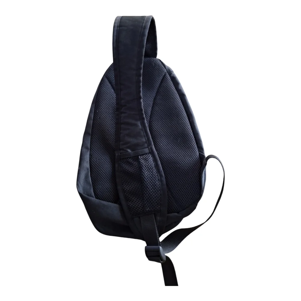 Eddie Bauer Black Sling Bag Double Zip Compartment